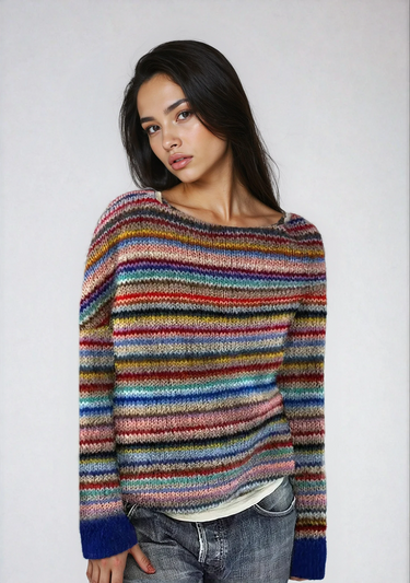 Women's Retro Knitted Sweater