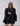 Women's Oversized Faux Leather Blazer with Lapel