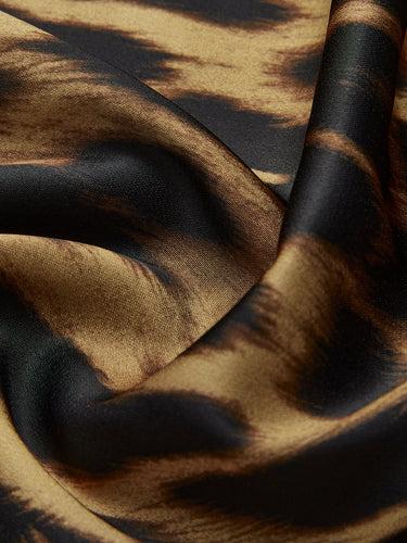 Slim Leopard Print Maxi Skirt 6