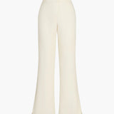 Solid Tube Top With Wide Leg Pants Set 6
