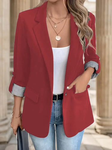 Sophia Casual Suit Jacket – Elegant Slim Fit Design for Versatile Day-to-Night Wear 2