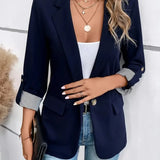 Sophia Casual Suit Jacket – Elegant Slim Fit Design for Versatile Day-to-Night Wear 5