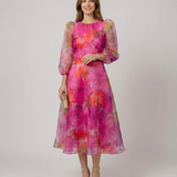Sophia Mesh Dress – Stylish Printed Design for Office and Summer Events 0