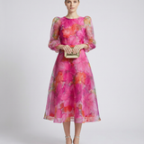 Sophia Mesh Dress – Stylish Printed Design for Office and Summer Events 2