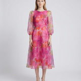 Sophia Mesh Dress – Stylish Printed Design for Office and Summer Events 3
