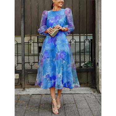 Sophia Mesh Dress – Stylish Printed Design for Office and Summer Events 5