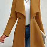 Sophia Slim-Fit Wool Coat – Chic Transitional Outerwear for Office and Casual Wear 4