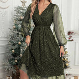 Sophia V-Neck Cocktail Dress – Elegant Slim Fit for Special Occasions 6