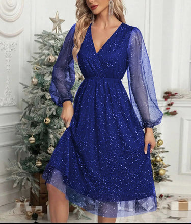 Sophia V-Neck Cocktail Dress – Elegant Slim Fit for Special Occasions 8