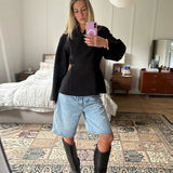 Spring Blazer Coat – V-Neck Design for Effortless Style 5