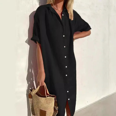 Summer Breeze Shirt Dress – Relaxed Cotton-Linen Comfort 4