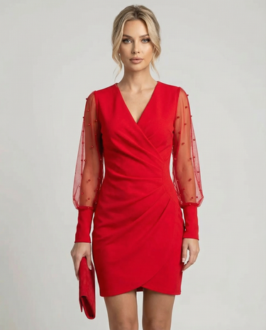 Summer Elegance Off-The-Shoulder Dress – Chic Long Sleeve Style for Women 2
