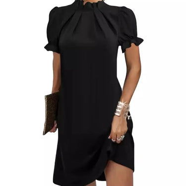 Summer Shirred Mini Dress – Playful Bubble Sleeves for Warm-Weather Style 2