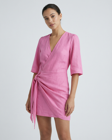 Summer V-Neck Dress – Chic Lace-Up Design for Effortless Style 3