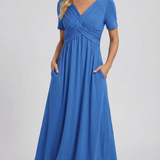 Summer V-Neck Dress – Flattering Casual Style for Warm Days 4