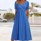 Summer V-Neck Dress – Flattering Casual Style for Warm Days 5