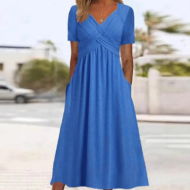 Summer V-Neck Dress – Flattering Casual Style for Warm Days 5