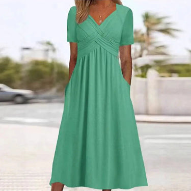 Summer V-Neck Dress – Flattering Casual Style for Warm Days 6