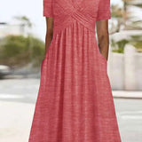 Summer V-Neck Dress – Flattering Casual Style for Warm Days 9