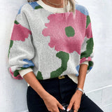 Sydney | Women's Floral Print Pullover Sweater 2