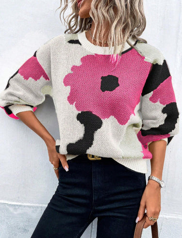 Sydney | Women's Floral Print Pullover Sweater 3