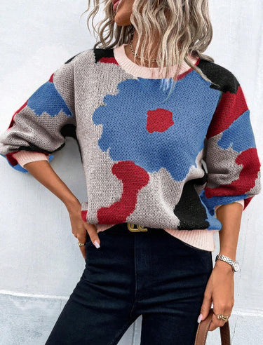 Sydney | Women's Floral Print Pullover Sweater 6