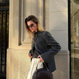 Tailored Check Blazer with Relaxed Modern Fit 2