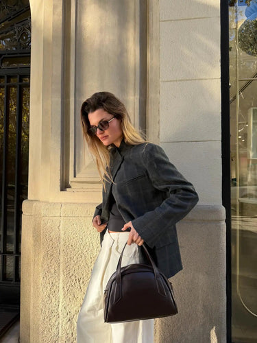 Tailored Check Blazer with Relaxed Modern Fit 2