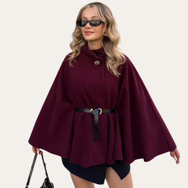 Tania | Stylish Wool Cape Coat for Women 1
