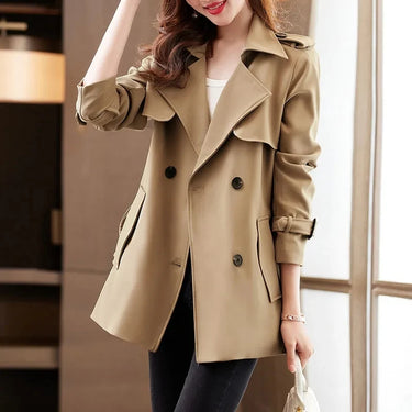 Tessa Black Trench Coat Women – Stylish Layer for Transitional Weather 0