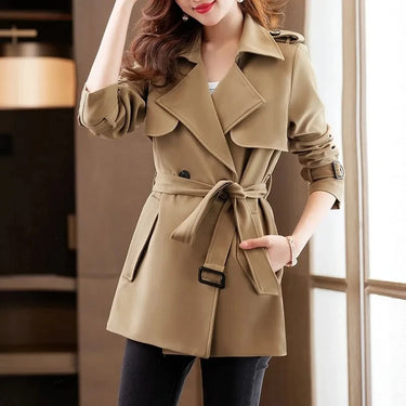 Tessa Black Trench Coat Women – Stylish Layer for Transitional Weather 5