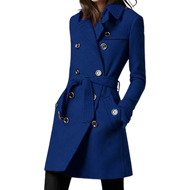 Tessa Black Trench Coat – Stylish Double Breasted Design for Casual Streetwear 8