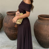 Toledo One Shoulder Mesh Maxi Dress 3