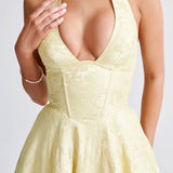 Triana Midi Dress - Lemon 5