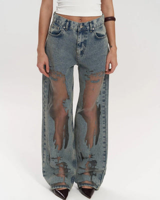 Trixie Blue Transparent Jeans 0
