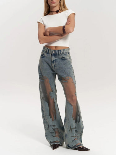 Trixie Blue Transparent Jeans 5