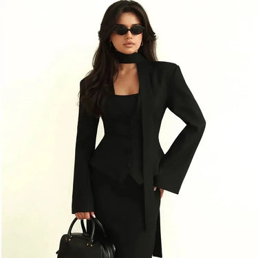 Tuularose Blazer Jacket – V-Neck Casual Slim Fit for Autumn/Winter 7