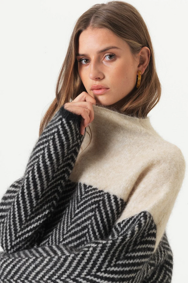 Eireann Sweater | Soft Cashmere Turtleneck Sweater 4