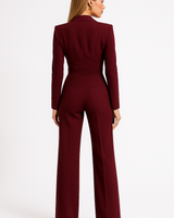 V-Neck Wide-Leg Jumpsuit 2