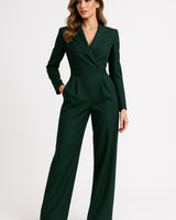 V-Neck Wide-Leg Jumpsuit 5
