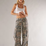 Valina Pants | Unisex Camo Cargo Pants with Utility Pockets 0