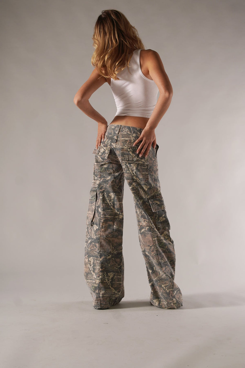 Valina Pants | Unisex Camo Cargo Pants with Utility Pockets 2