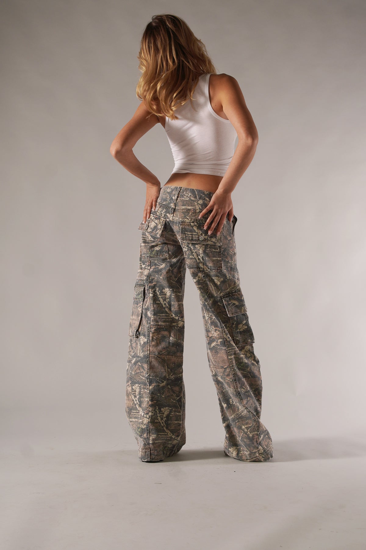 Valina Pants | Unisex Camo Cargo Pants with Utility Pockets 2