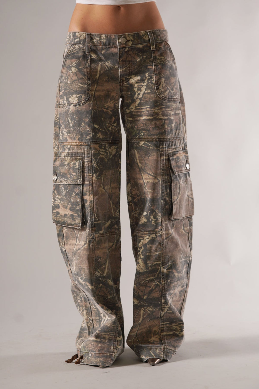 Valina Pants | Unisex Camo Cargo Pants with Utility Pockets 4