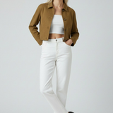 Victoria | Elegant French Collar Casual Jacket with Long Sleeves - Lumina 2