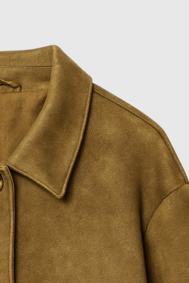 Victoria | Elegant French Collar Casual Jacket with Long Sleeves - Lumina 5