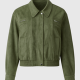 Victoria | Elegant Green Bomber Jacket with Timeless Style - Lumina 0