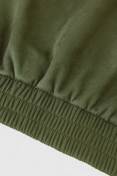 Victoria | Elegant Green Bomber Jacket with Timeless Style - Lumina 6