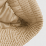 Victoria | Stylish Beige Bomber Jacket with Stand Collar - Lumina 6