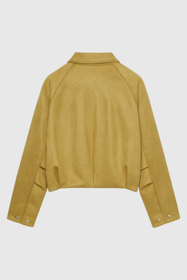 Victoria | Stylish Yellow Bomber Jacket with Trendy Details - Lumina 3